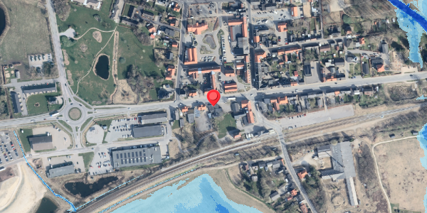 Oversvømmelsesrisiko fra vandløb på Vestergade 3, 9870 Sindal