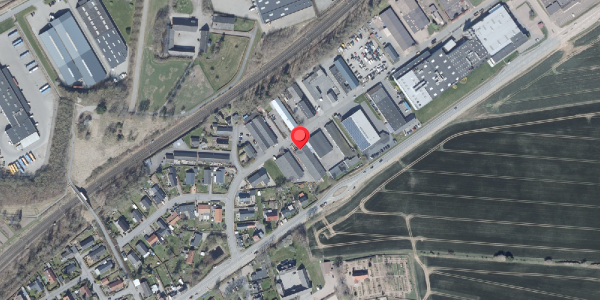 Oversvømmelsesrisiko fra vandløb på Industrivej 4, 8660 Skanderborg