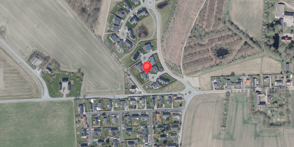 Oversvømmelsesrisiko fra vandløb på Fruering Skovmark 7, 8660 Skanderborg