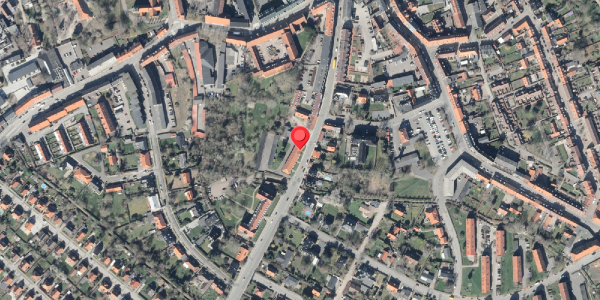 Oversvømmelsesrisiko fra vandløb på Bjergbygade 22, 4200 Slagelse