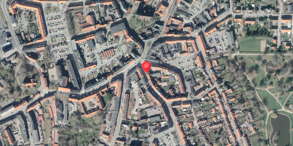 Oversvømmelsesrisiko fra vandløb på Slotsgade 1C, . , 4200 Slagelse