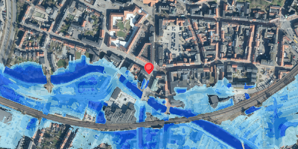 Oversvømmelsesrisiko fra vandløb på Bredgade 10, 6000 Kolding