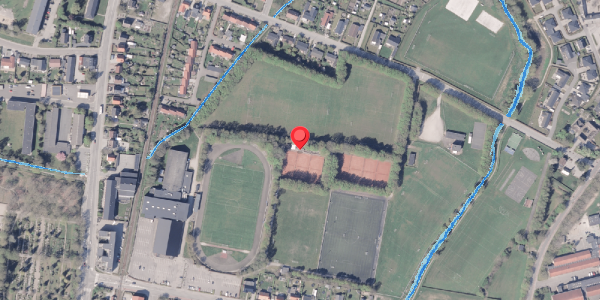 Oversvømmelsesrisiko fra vandløb på Parkvej 9A, 8300 Odder