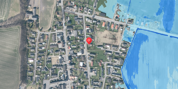 Oversvømmelsesrisiko fra vandløb på Parallelvej 7, . , 9280 Storvorde