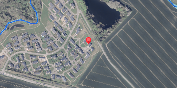 Oversvømmelsesrisiko fra vandløb på Præstelunden 72, . , 8300 Odder