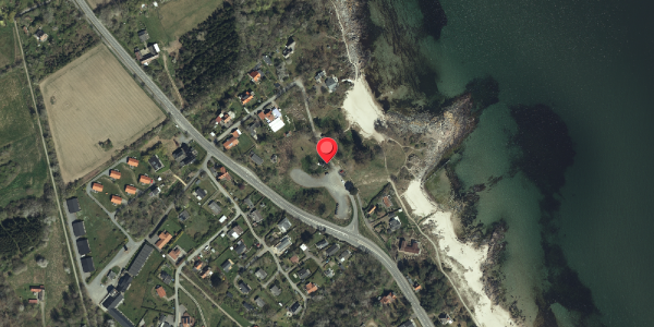 Oversvømmelsesrisiko fra vandløb på Gilbertstræde 10, 3770 Allinge