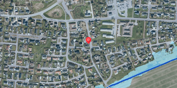 Oversvømmelsesrisiko fra vandløb på Dalbyvej 6D, . , 4690 Haslev