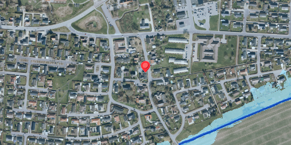Oversvømmelsesrisiko fra vandløb på Dalbyvej 6E, . , 4690 Haslev