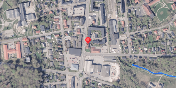 Oversvømmelsesrisiko fra vandløb på Banegårdsgade 25, 8300 Odder