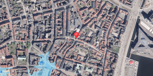 Oversvømmelsesrisiko fra vandløb på Studsgade 2, . , 8000 Aarhus C