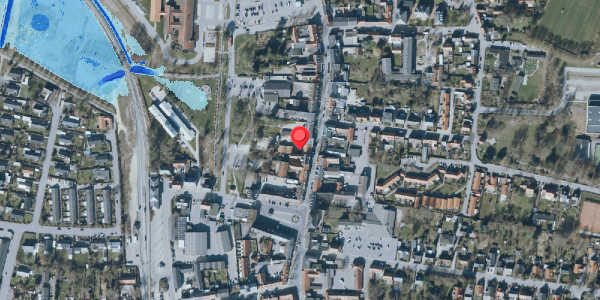 Oversvømmelsesrisiko fra vandløb på Algade 13A, 4660 Store Heddinge