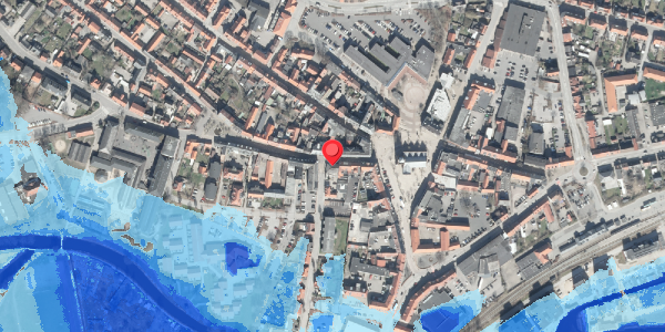 Oversvømmelsesrisiko fra vandløb på Storegade 7, 8500 Grenaa