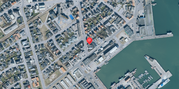Oversvømmelsesrisiko fra vandløb på Fjordgade 13, 7680 Thyborøn