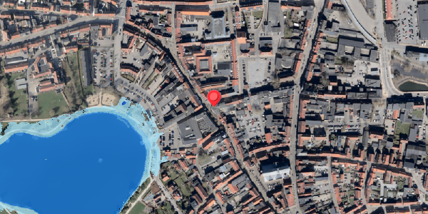 Oversvømmelsesrisiko fra vandløb på Gravene 21C, . , 6100 Haderslev