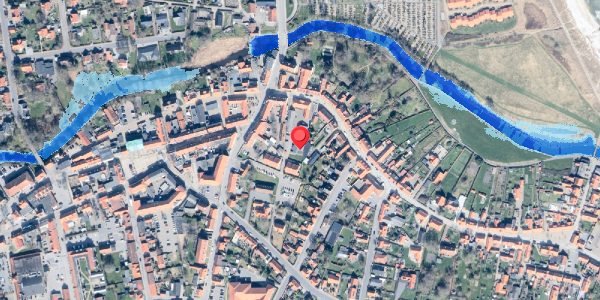 Oversvømmelsesrisiko fra vandløb på Algade 4D, 9300 Sæby
