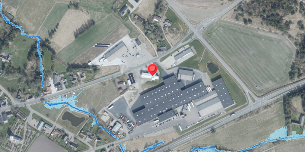 Oversvømmelsesrisiko fra vandløb på Hedevej 1, 7700 Thisted