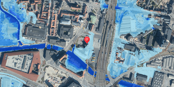 Oversvømmelsesrisiko fra vandløb på Borgvold 12A, 7100 Vejle