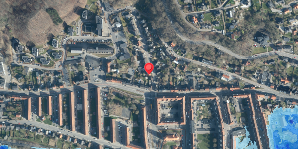 Oversvømmelsesrisiko fra vandløb på Dalgade 5, 7100 Vejle