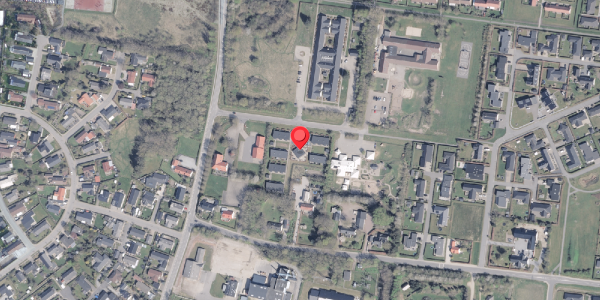Oversvømmelsesrisiko fra vandløb på Peter Løthsvej 8, 9440 Aabybro
