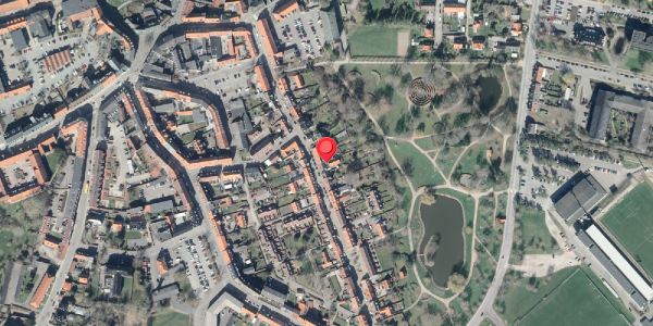 Oversvømmelsesrisiko fra vandløb på Fruegade 19A, . , 4200 Slagelse