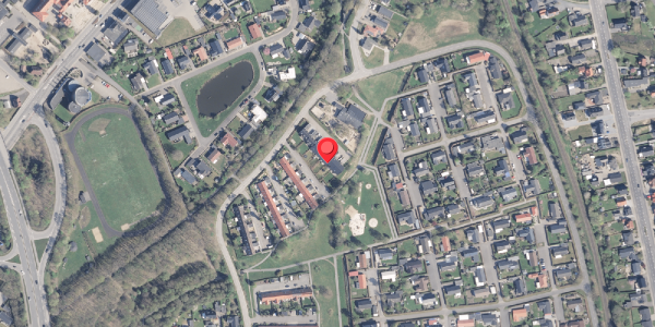 Oversvømmelsesrisiko fra vandløb på Teglmarken 9, 8800 Viborg