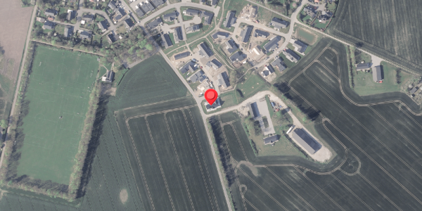 Oversvømmelsesrisiko fra vandløb på Hammeren 2, 8382 Hinnerup
