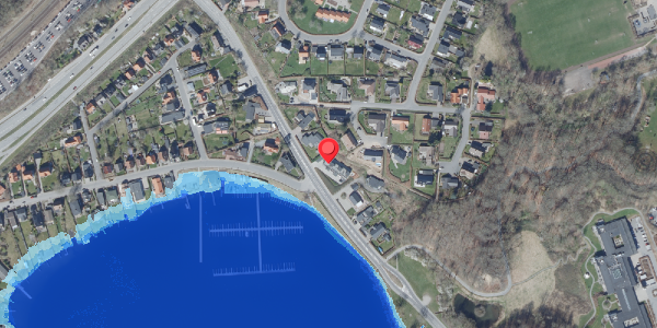 Oversvømmelsesrisiko fra vandløb på Oddervej 17A, 8660 Skanderborg
