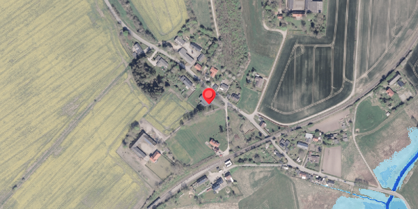 Oversvømmelsesrisiko fra vandløb på Assedrupvej 8A, 8300 Odder