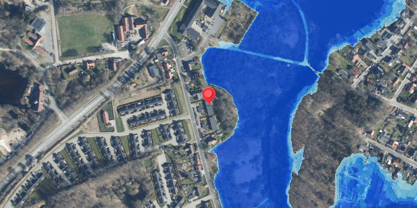 Oversvømmelsesrisiko fra vandløb på Lysbrogade 42D, . , 8600 Silkeborg