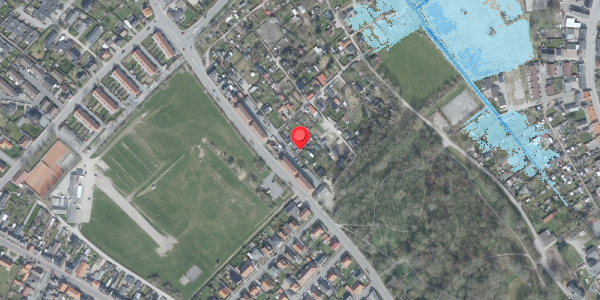 Oversvømmelsesrisiko fra vandløb på Skovengen 8, 7700 Thisted