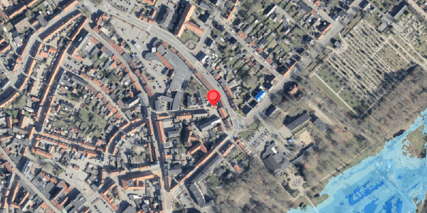 Oversvømmelsesrisiko fra vandløb på Lundgade 7, 6800 Varde