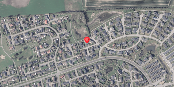 Oversvømmelsesrisiko fra vandløb på Hybenhaven 13, . , 8520 Lystrup