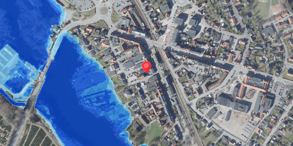 Oversvømmelsesrisiko fra vandløb på Klostervej 14B, . , 8680 Ry