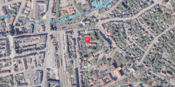 Oversvømmelsesrisiko fra vandløb på Vitavænget 7, 8300 Odder