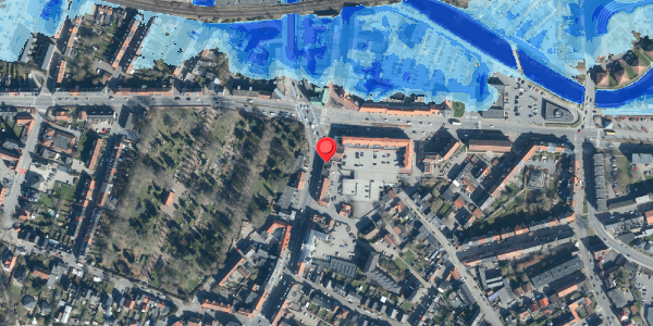 Oversvømmelsesrisiko fra vandløb på Haderslevvej 5, . , 6000 Kolding