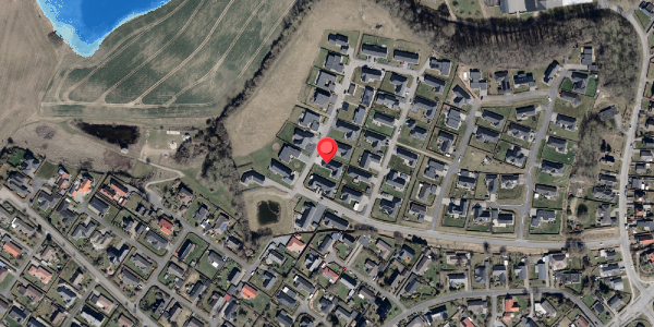 Oversvømmelsesrisiko fra vandløb på Ejsbølsvinget 35, 6100 Haderslev