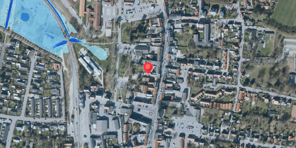 Oversvømmelsesrisiko fra vandløb på Algade 15B, 4660 Store Heddinge