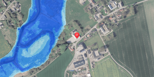 Oversvømmelsesrisiko fra vandløb på Limevej 6, 8963 Auning