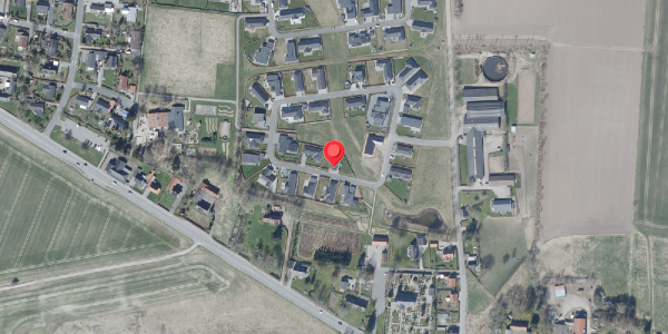 Oversvømmelsesrisiko fra vandløb på Sydmarken 13, 8471 Sabro