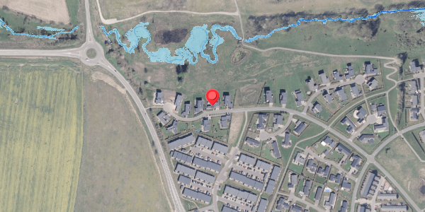 Oversvømmelsesrisiko fra vandløb på Overskov 46, 8300 Odder