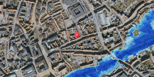 Oversvømmelsesrisiko fra vandløb på Overgade 34, . , 5000 Odense C