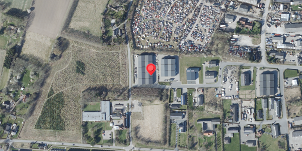 Oversvømmelsesrisiko fra vandløb på Danmarksgade 8B, 4690 Haslev