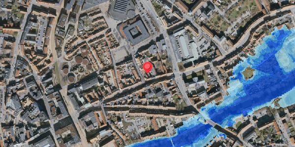Oversvømmelsesrisiko fra vandløb på Overgade 44C, . , 5000 Odense C