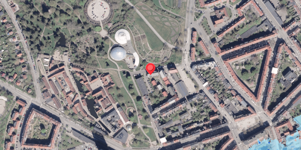 Oversvømmelsesrisiko fra vandløb på Møllevejen 19B, 1. th, 8000 Aarhus C