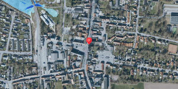 Oversvømmelsesrisiko fra vandløb på Algade 10, 4660 Store Heddinge