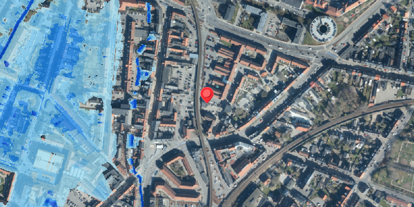 Oversvømmelsesrisiko fra vandløb på Gulkrog 7, . , 7100 Vejle