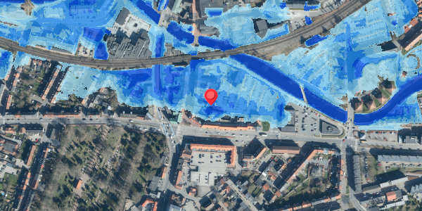 Oversvømmelsesrisiko fra vandløb på Riberdyb 20, 6000 Kolding