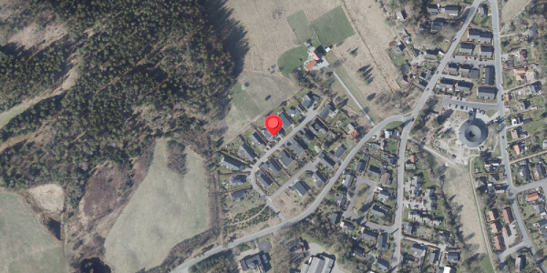 Oversvømmelsesrisiko fra vandløb på Skovlunden 13, 8680 Ry