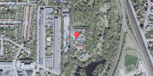 Oversvømmelsesrisiko fra vandløb på Rymarksvej 129, 2900 Hellerup