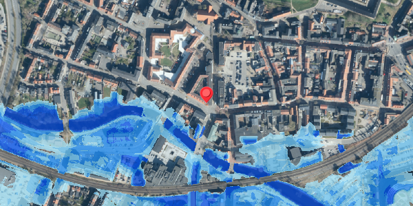 Oversvømmelsesrisiko fra vandløb på Bredgade 8B, 6000 Kolding